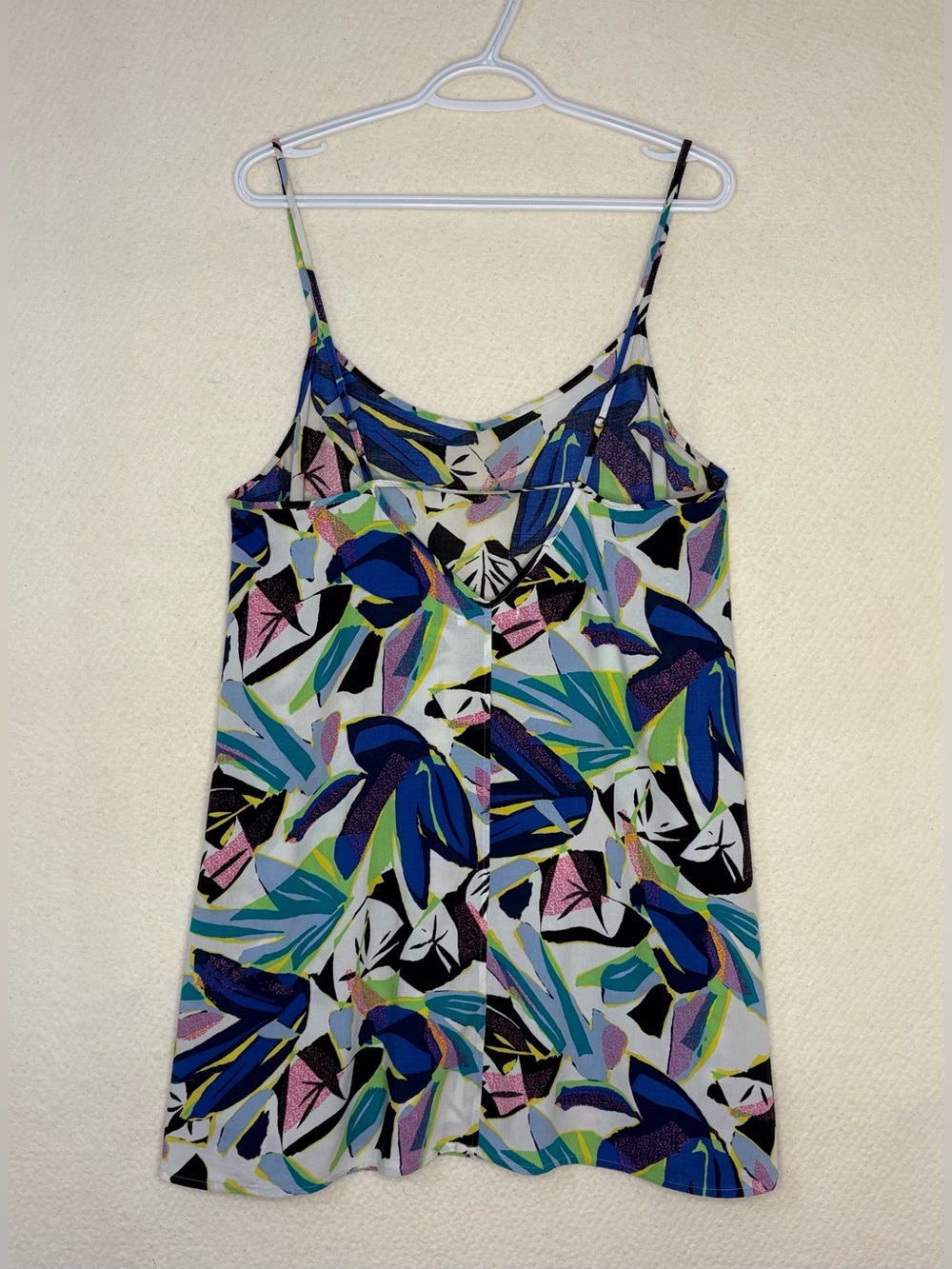 Vans Tropical Abstract Print Cami Mini Dress with Adjustable Spaghetti Straps - Picture 15 of 16